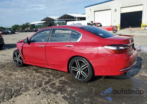 2016 Honda Accord Sport из США, поврежденный, VIN 1HGCR2F55GA170572